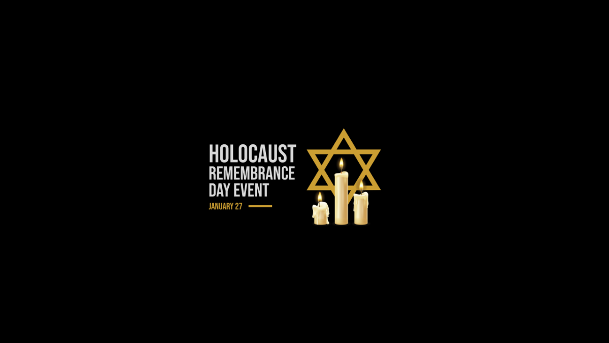 Holocaust Remembrance Day Event Youtube Banner Template