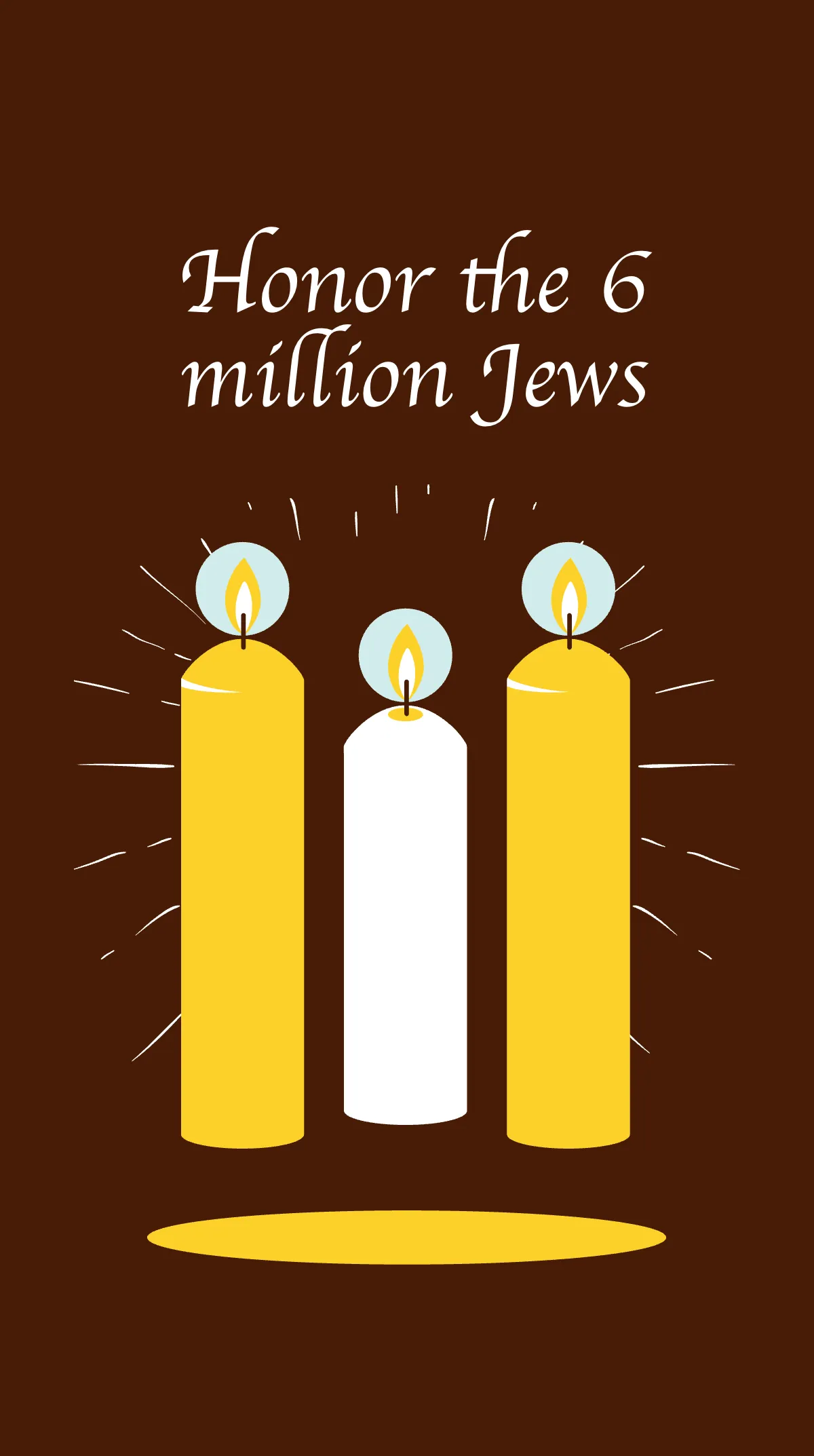 Free Holocaust Remembrance Day Instagram Story Template to Edit Online