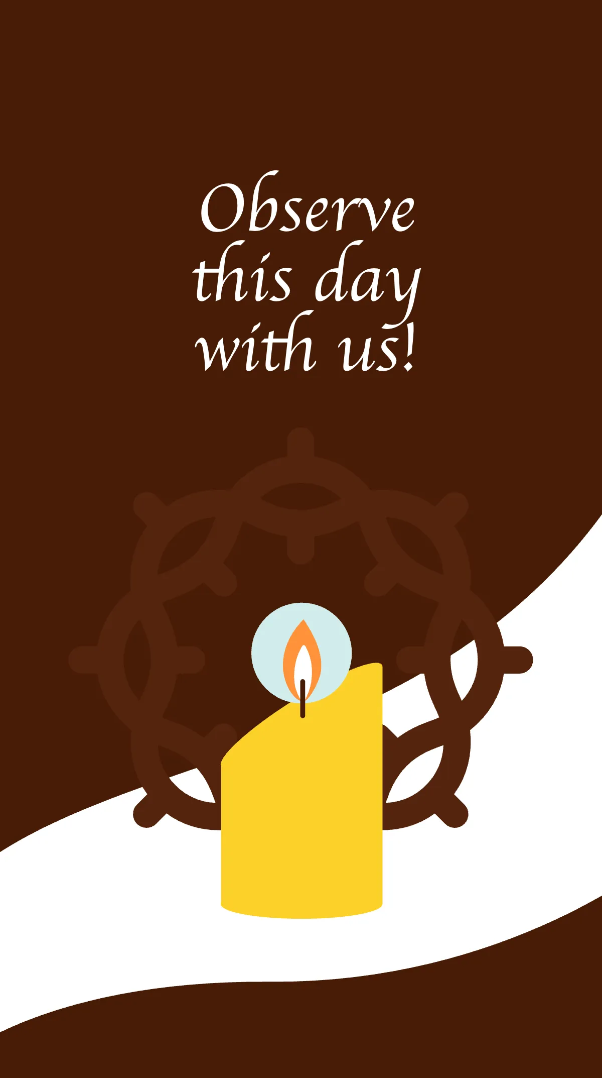 Free Holocaust Remembrance Day Instagram Story Template to Edit Online