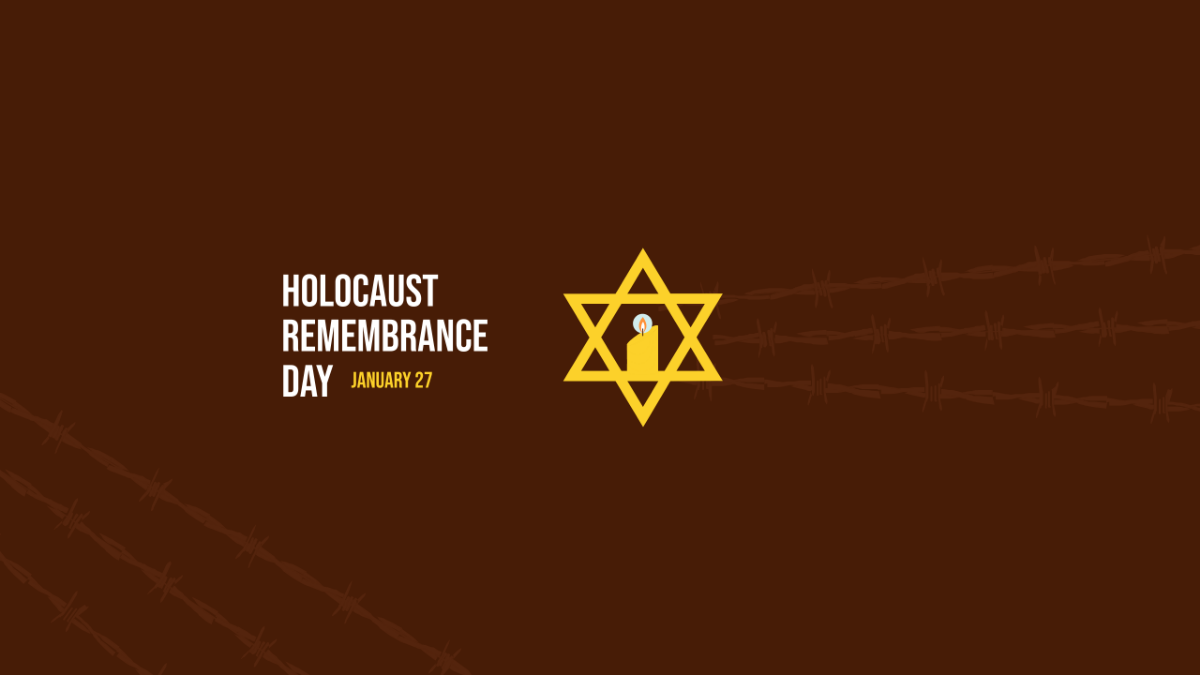 Holocaust Remembrance Day YouTube Banner Template