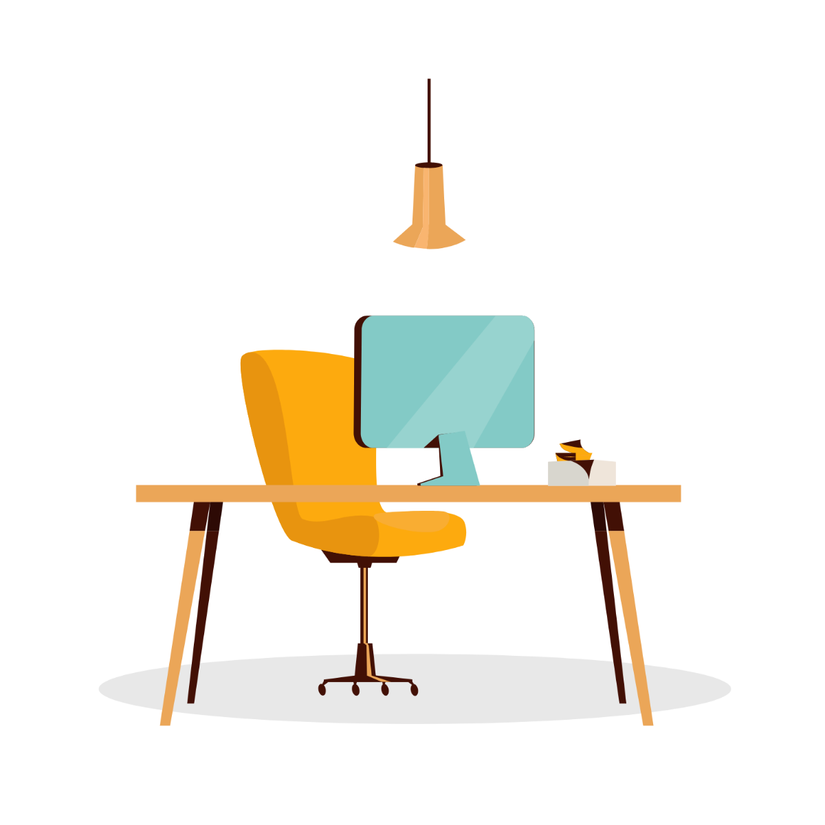 Workplace Vector Template