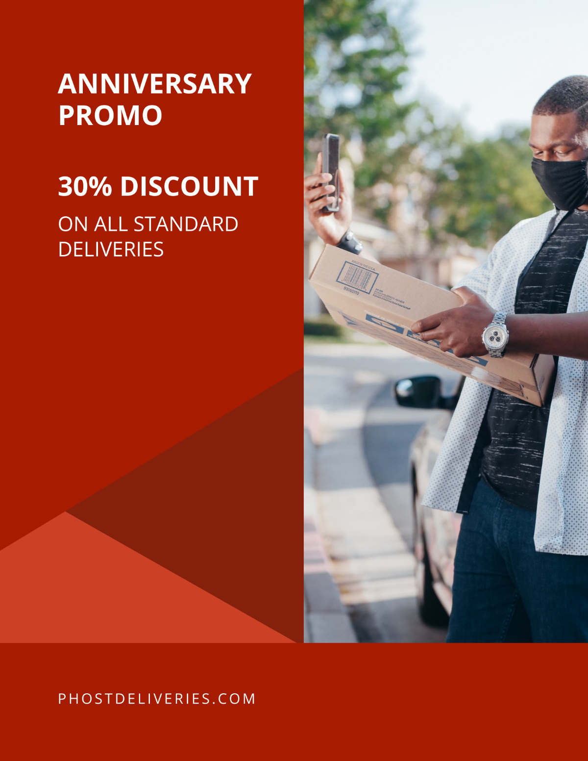 Delivery Discount Flyer Template - Edit Online & Download