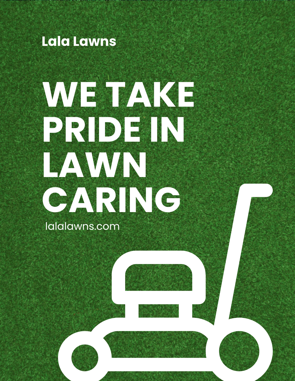 Lawn Care Marketing Flyer