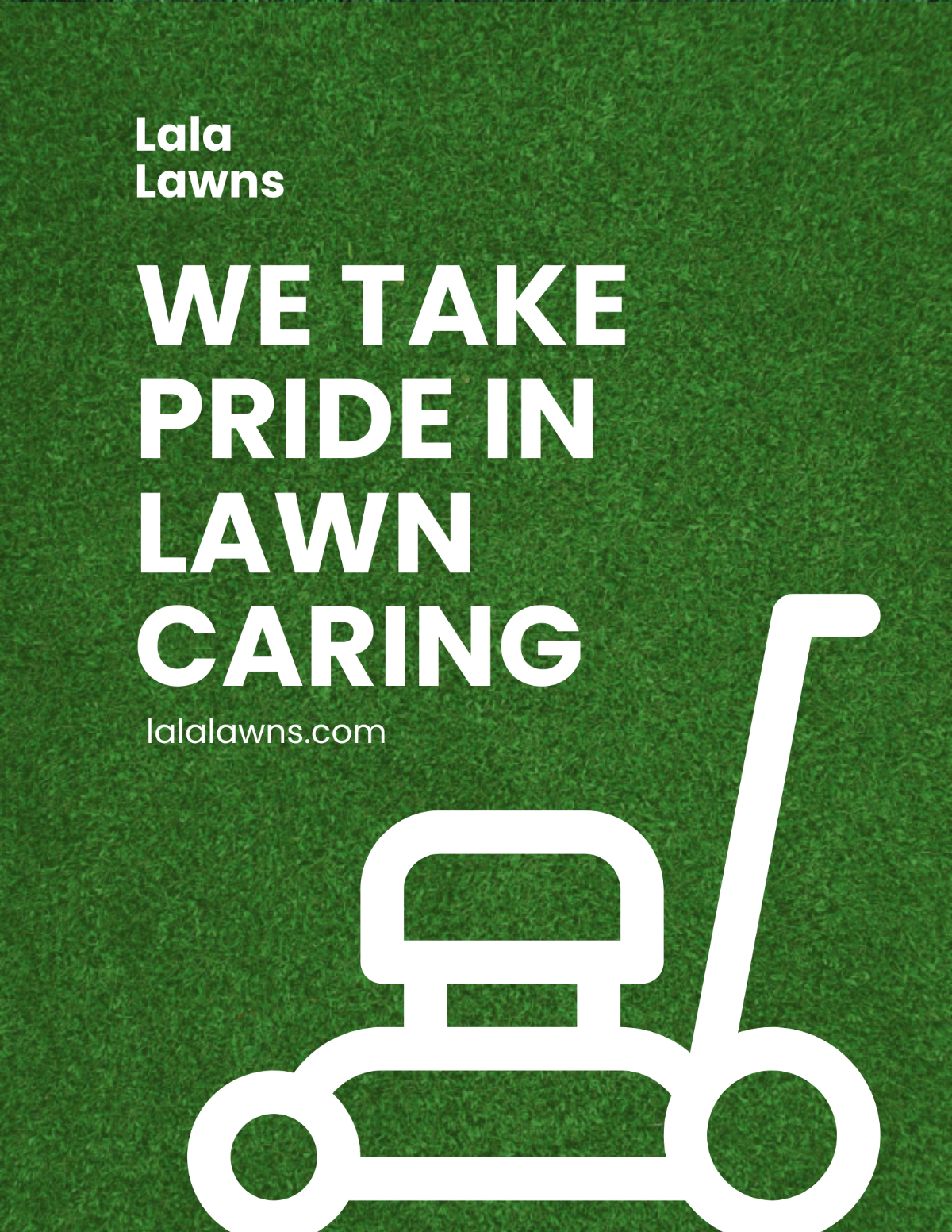 Lawn Care Marketing Flyer Template