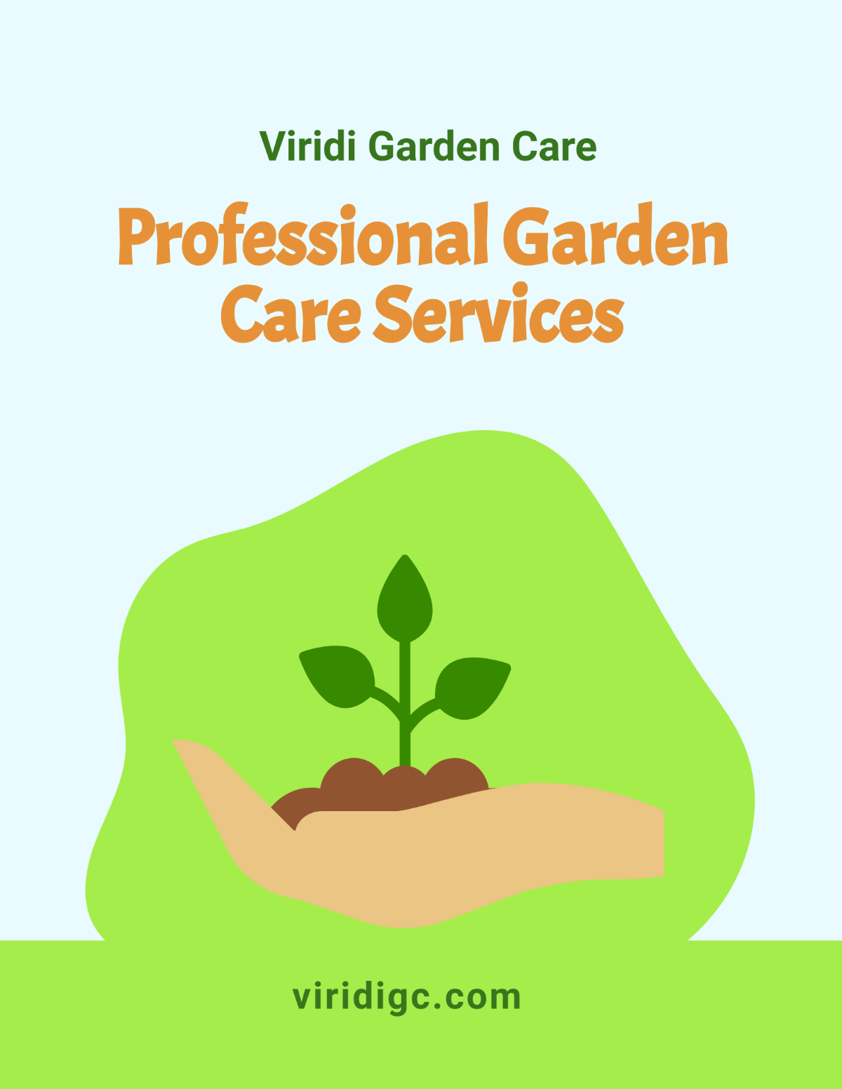 Free Gardening Service Flyer Template