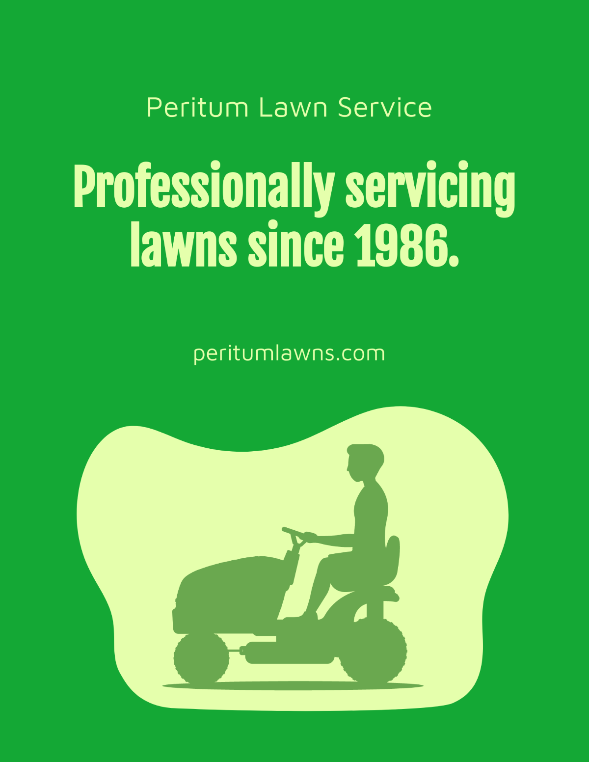 Professional Lawn Services Flyer Template