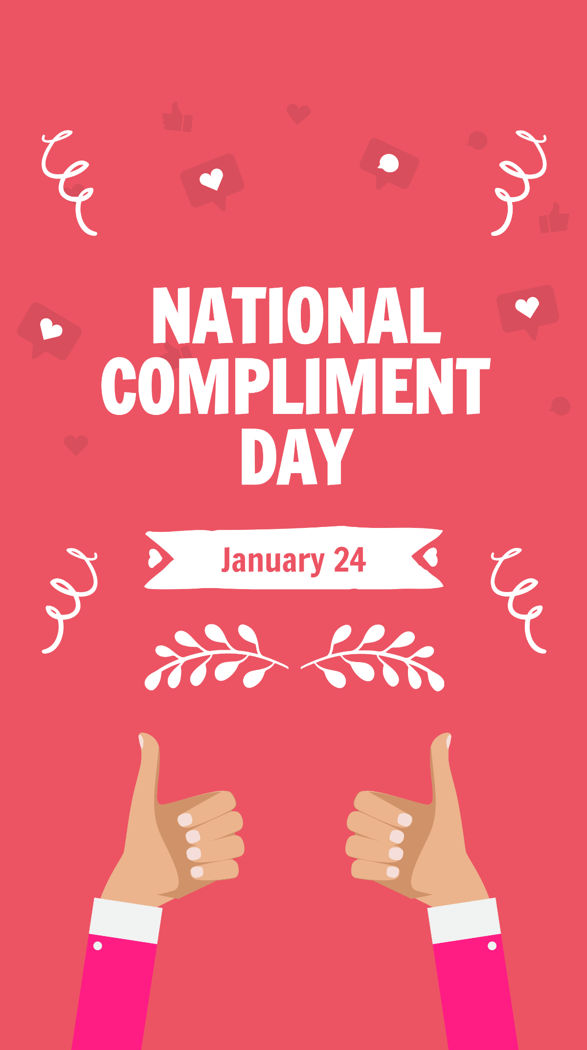 National Compliment Day Ad Instagram Story Template