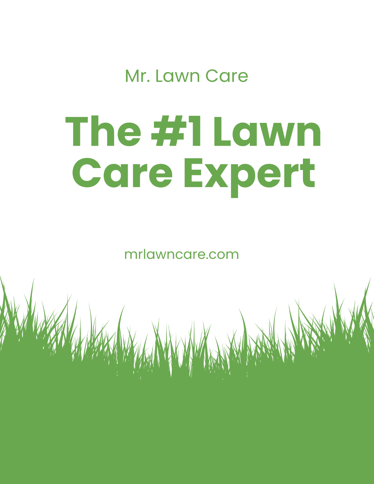 Lawn Care Advertising Flyer