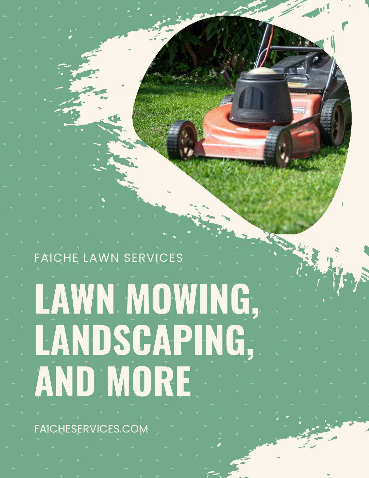 Lawn Mowing Service Flyer Template - Edit Online & Download