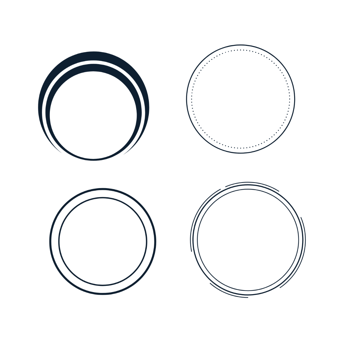Round Vector Template