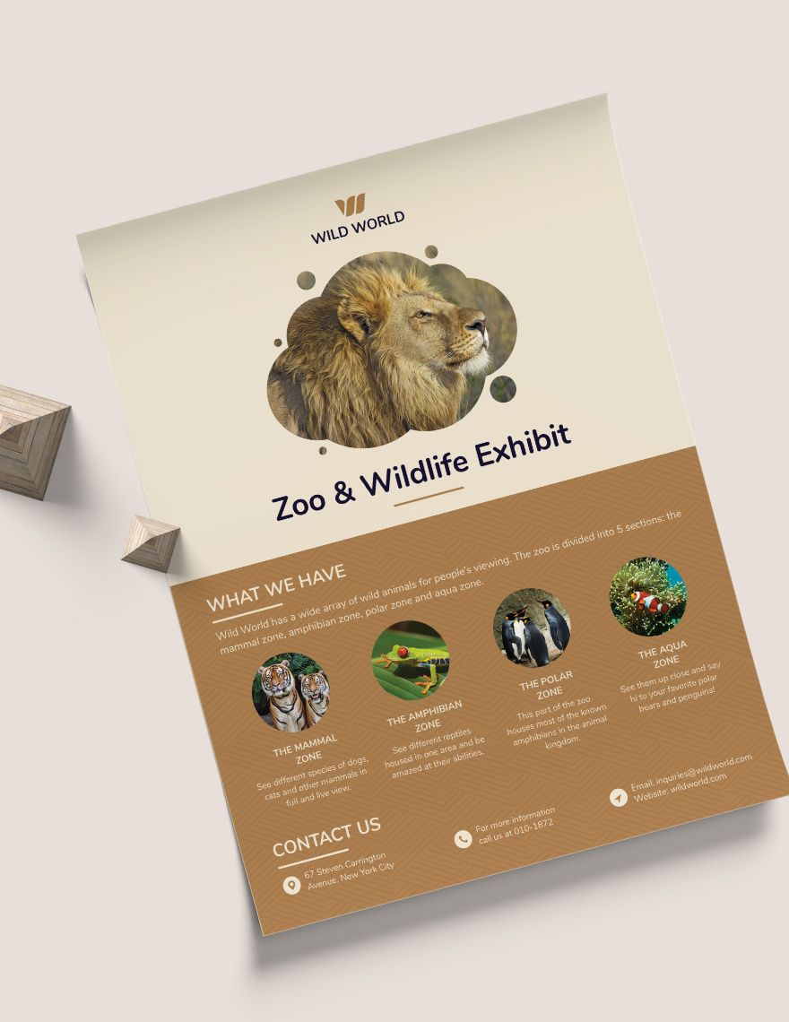 Zoo Flyer Template