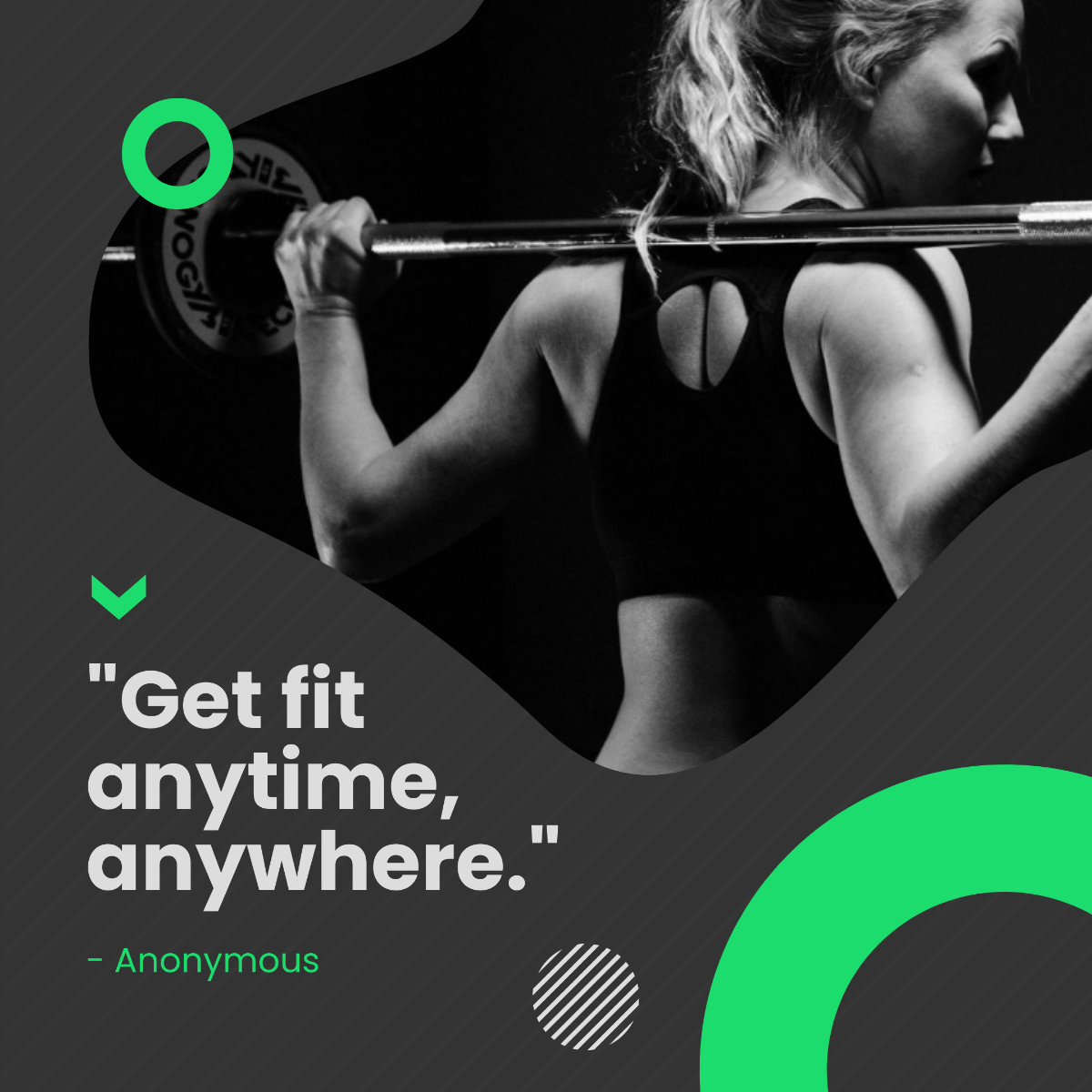 Anytime Fitness Quote Post, Instagram, Facebook