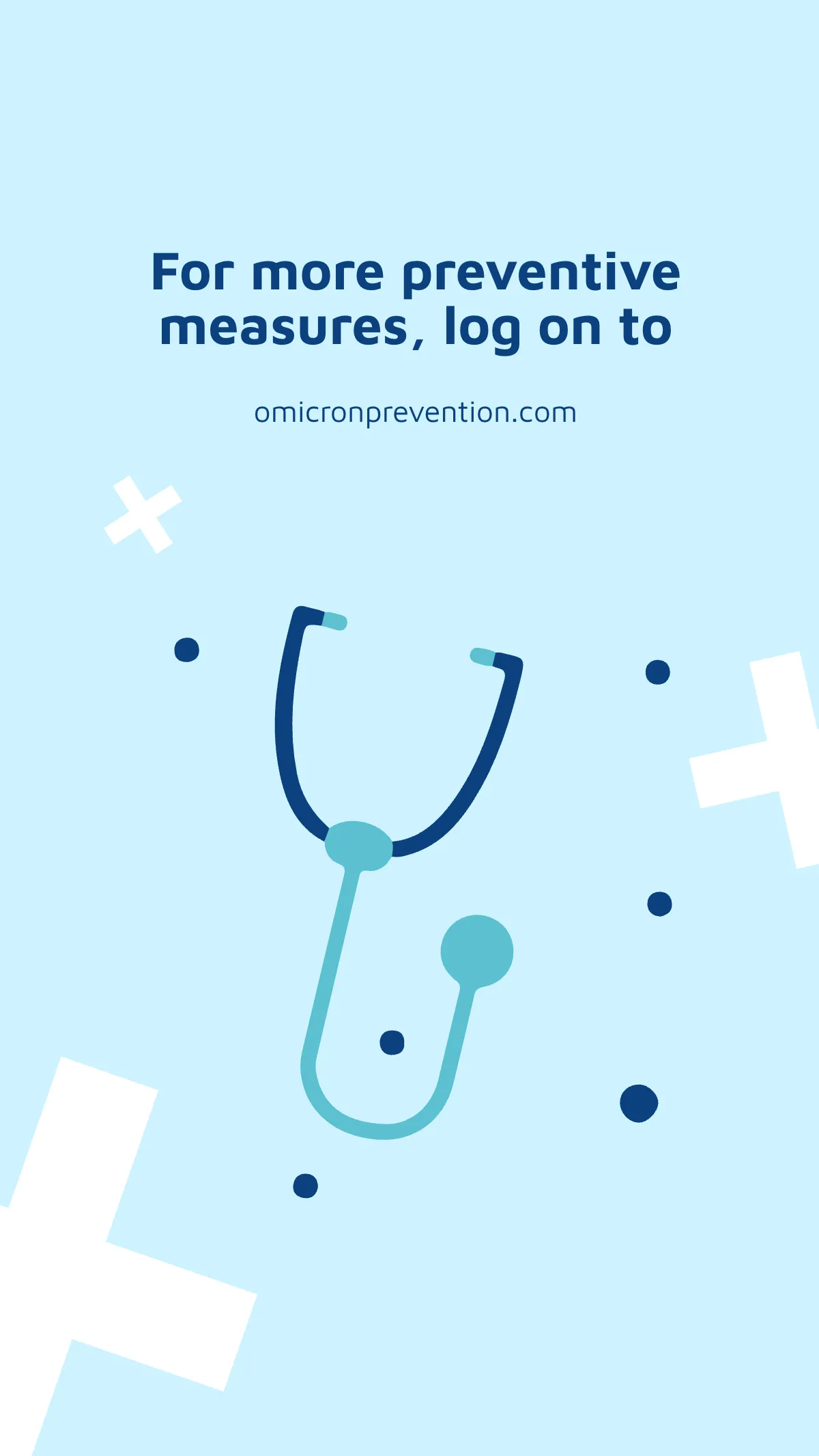 Free Omicron Variant Prevention Instagram Story Template to Edit Online