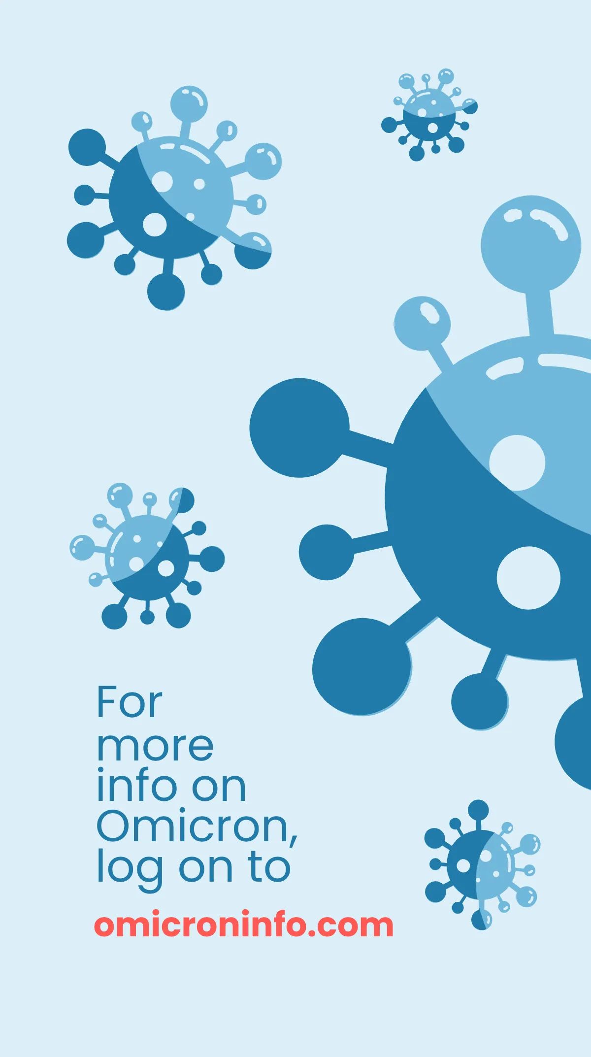 Free Omicron Awareness Instagram Story Template to Edit Online