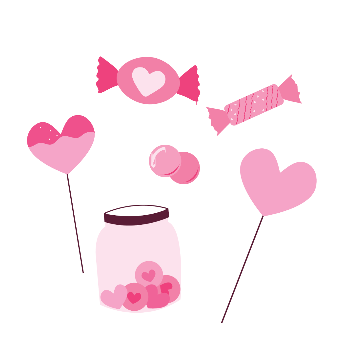 Valentines Day Candy Vector