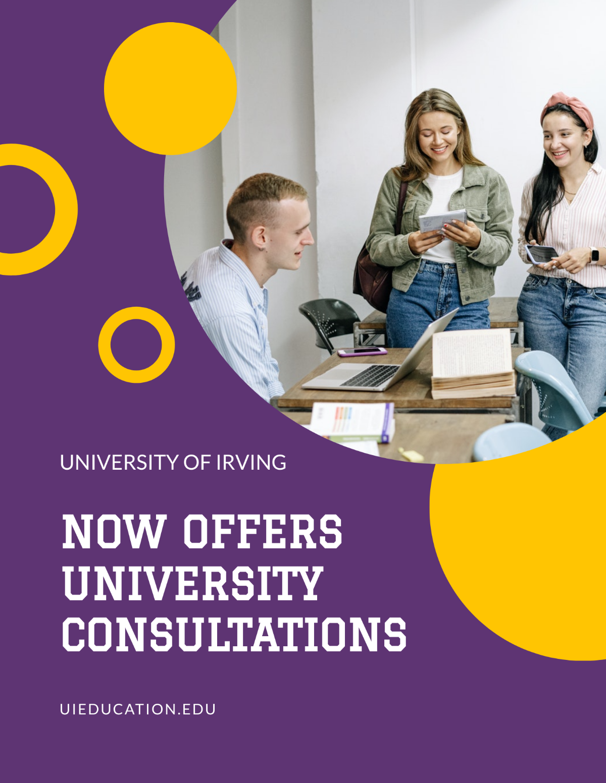 Free University Consultancy Flyer Template