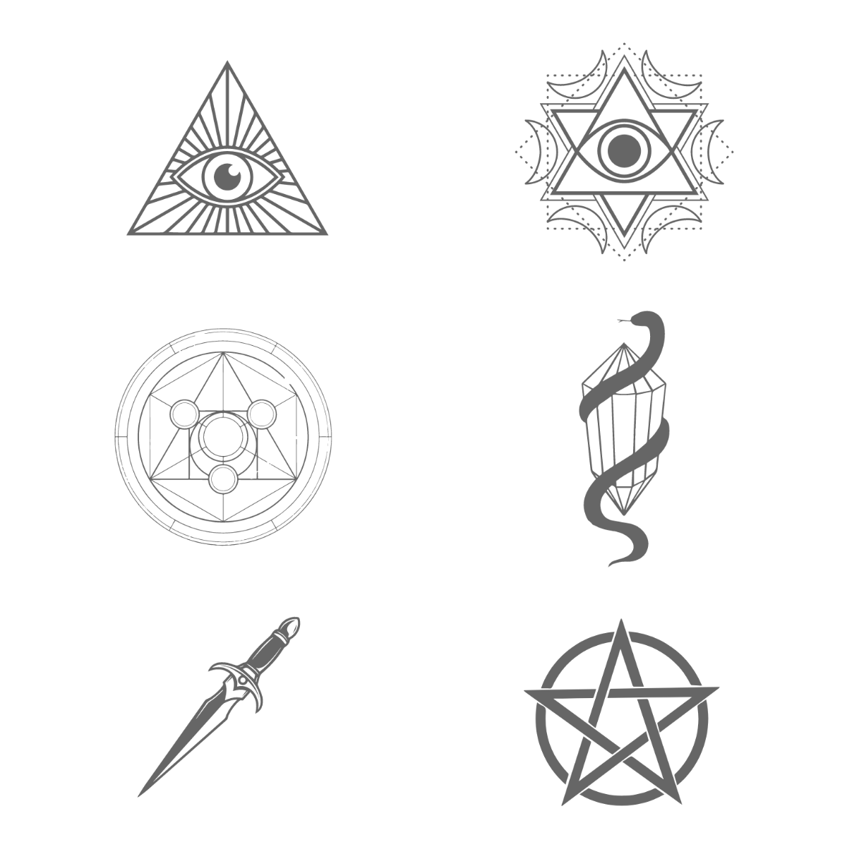 Silver Alchemy Vector Template