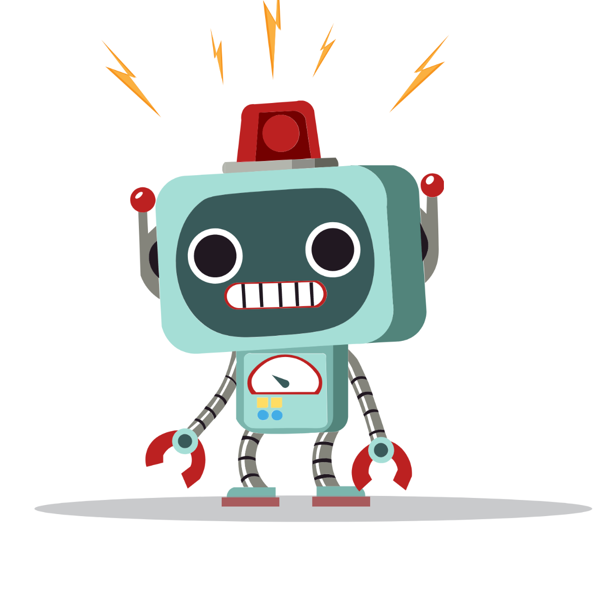 Free Robot Toy Vector Template