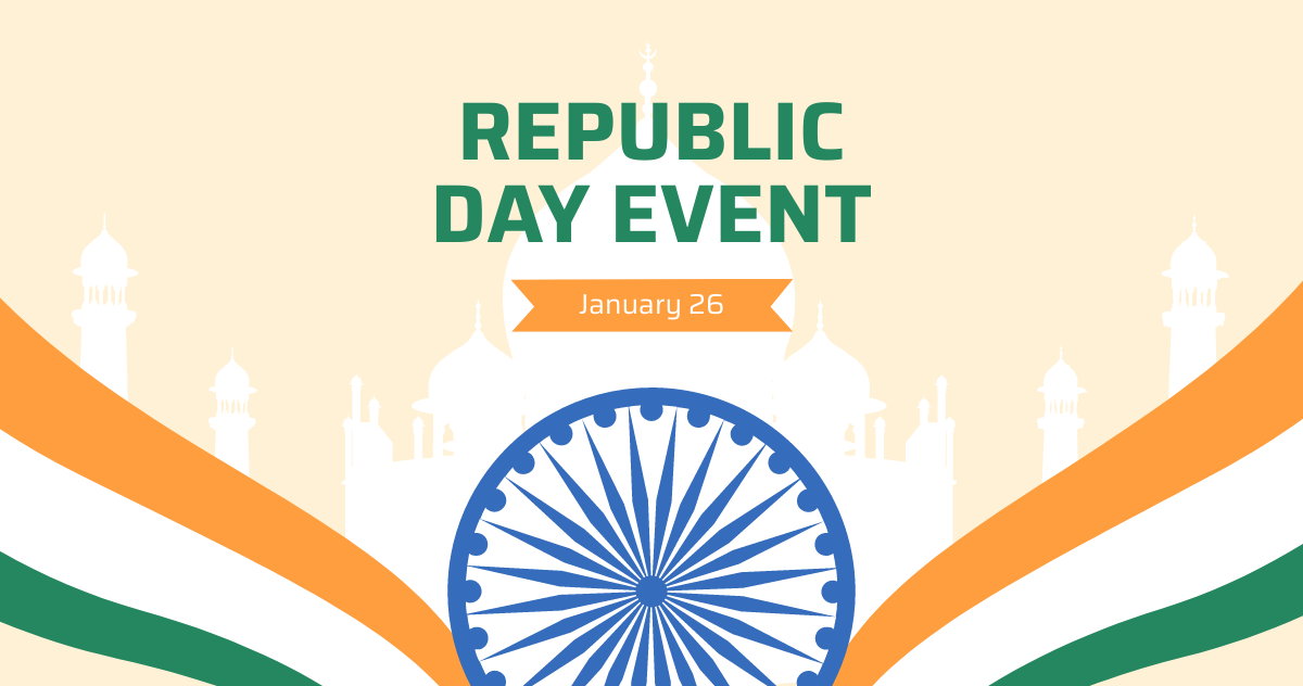Republic Day Event Facebook Post Template