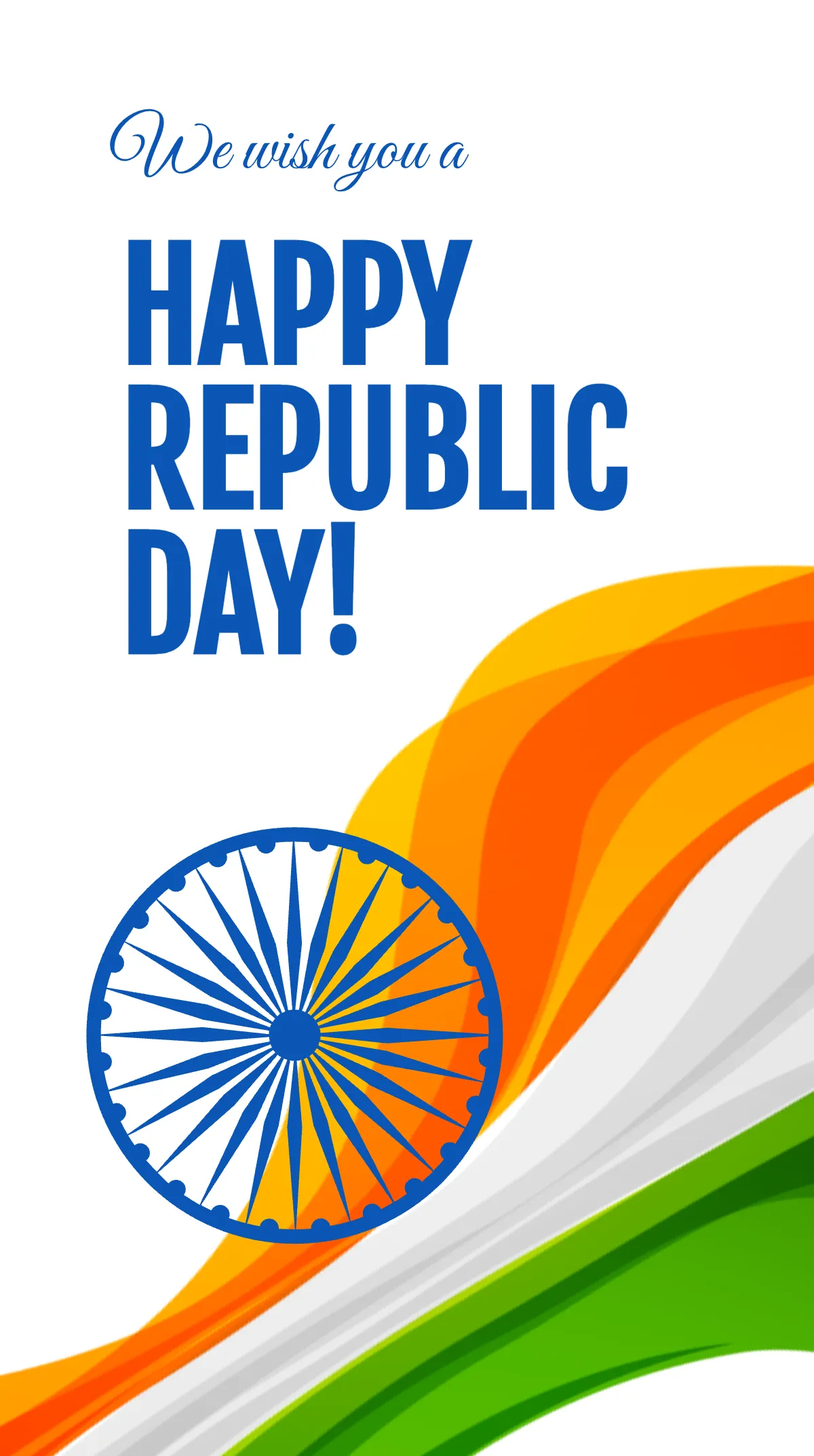 Free Happy Republic Day Instagram Story Template to Edit Online