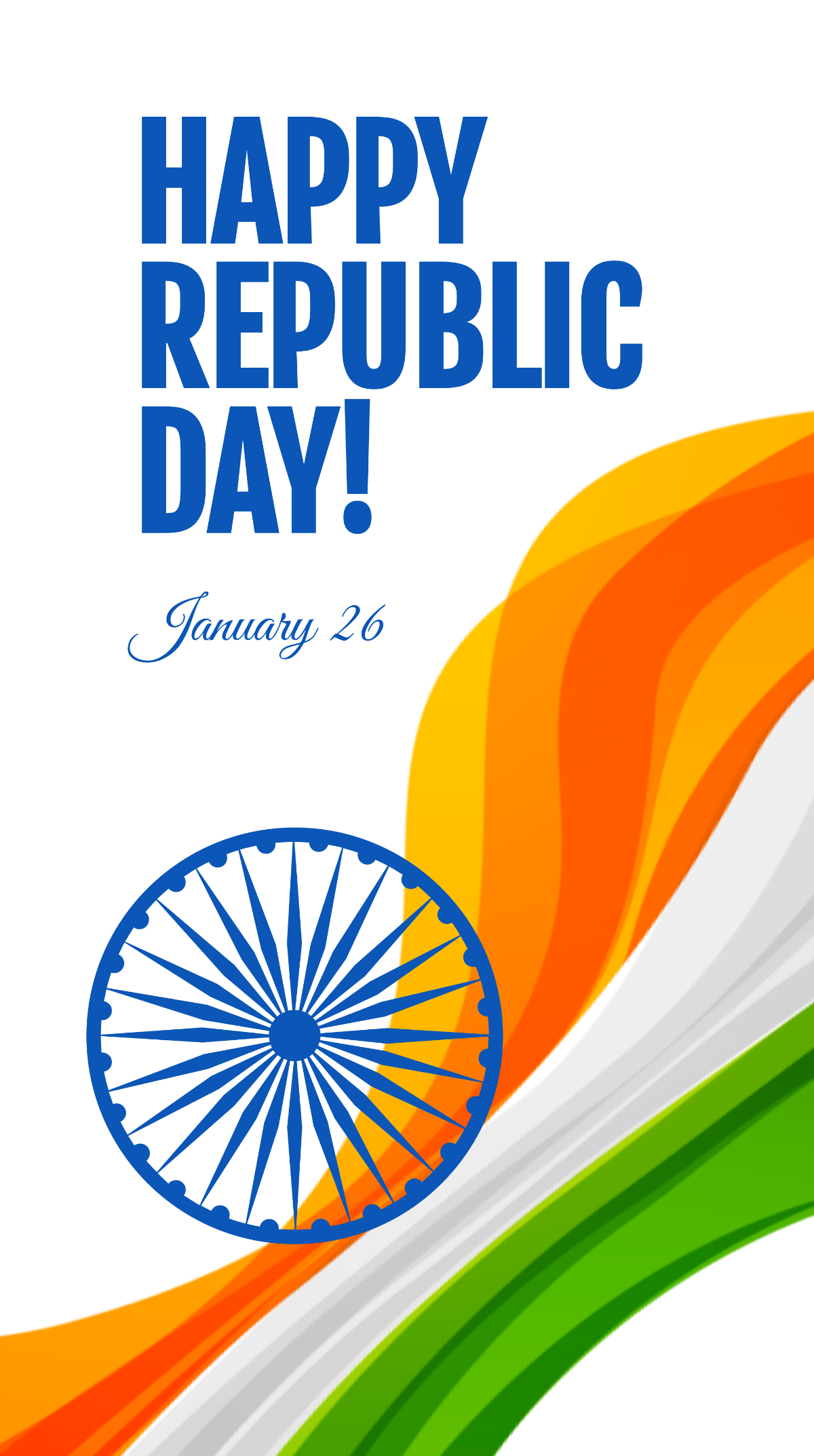 Happy Republic Day Instagram Story Template
