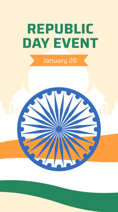 Free Republic Day Event Instagram Story Template to Edit Online