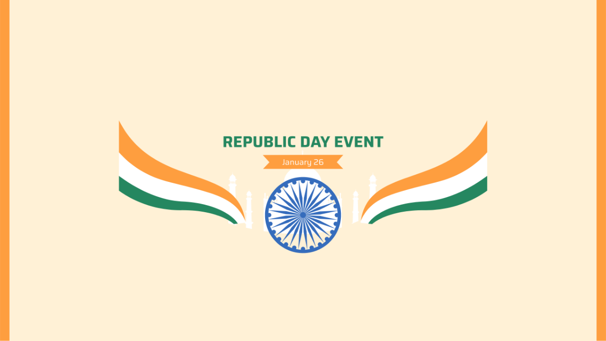 Republic Day Event Youtube Banner Template