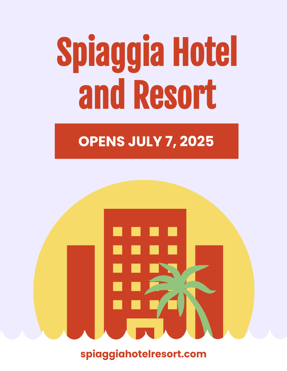 Hotel Opening Flyer