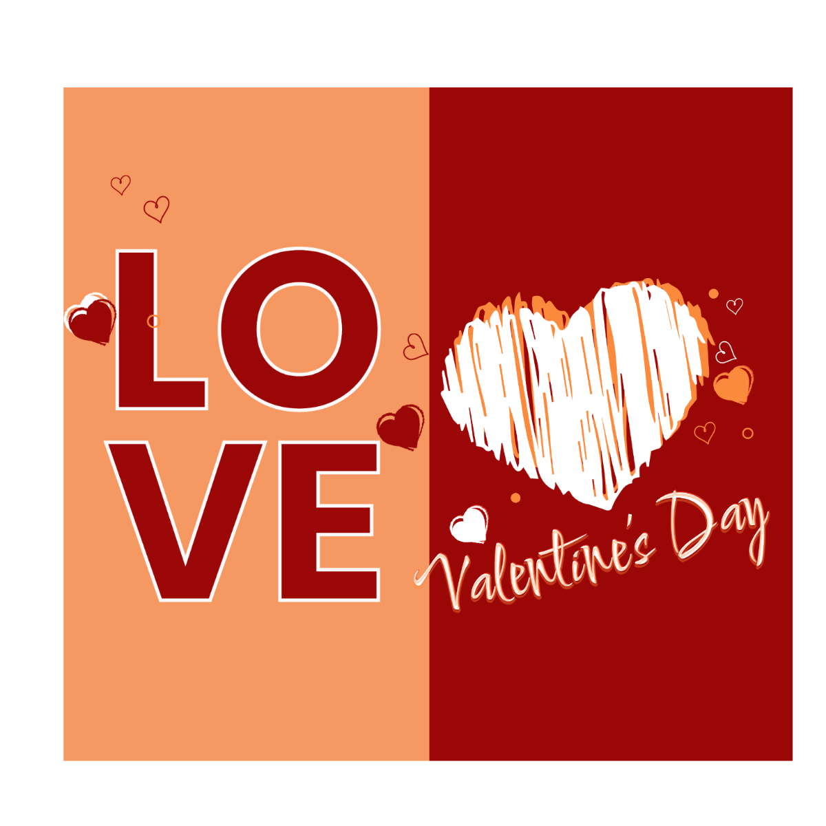 Happy Valentines Day Art Vector Template