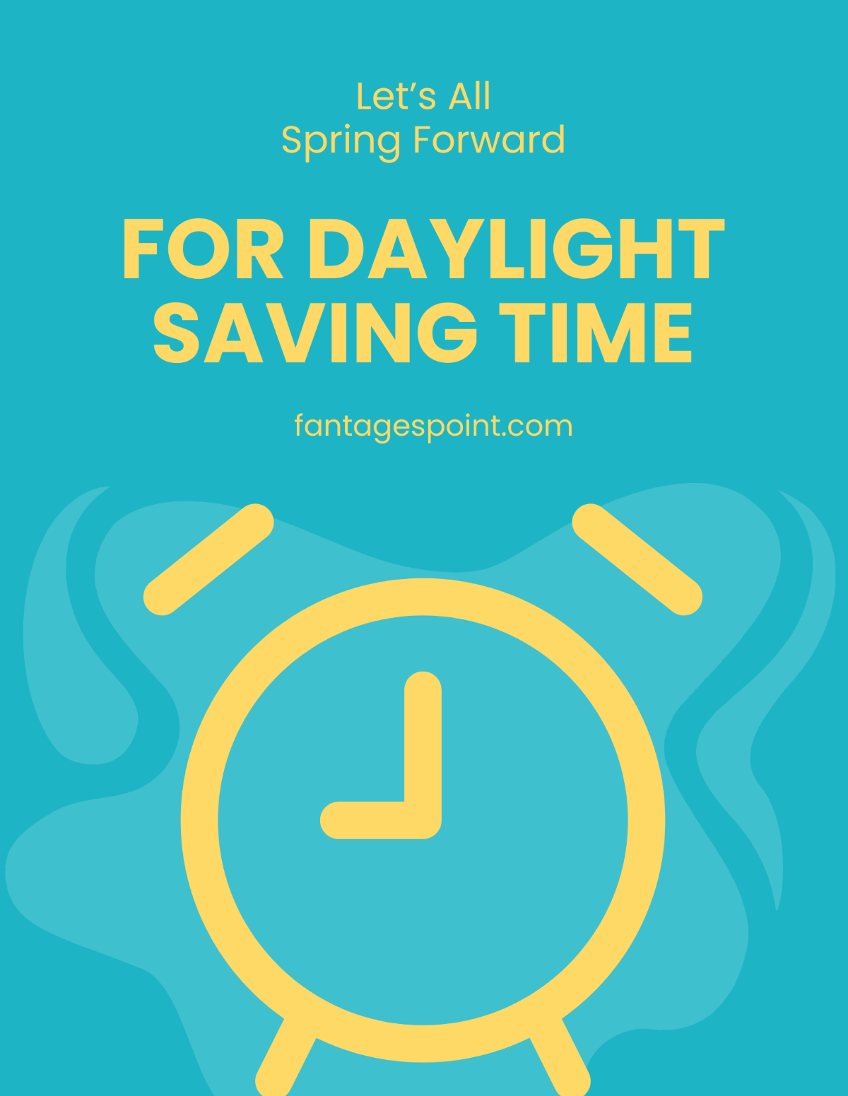 Spring Forward Daylight Saving Flyer