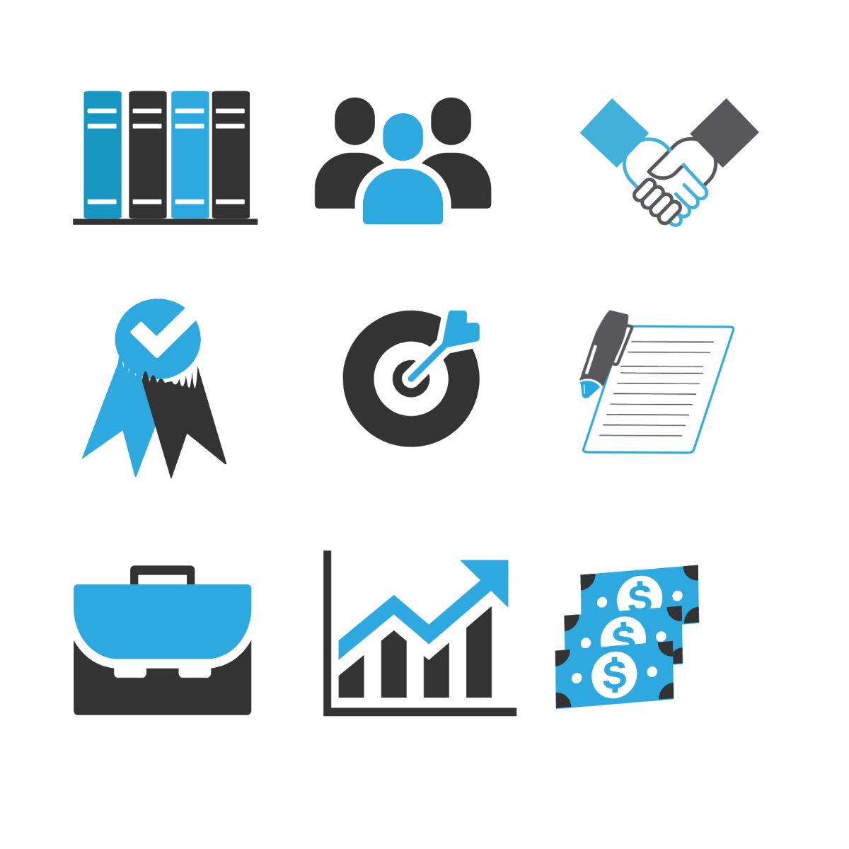Business Icon Vector Template
