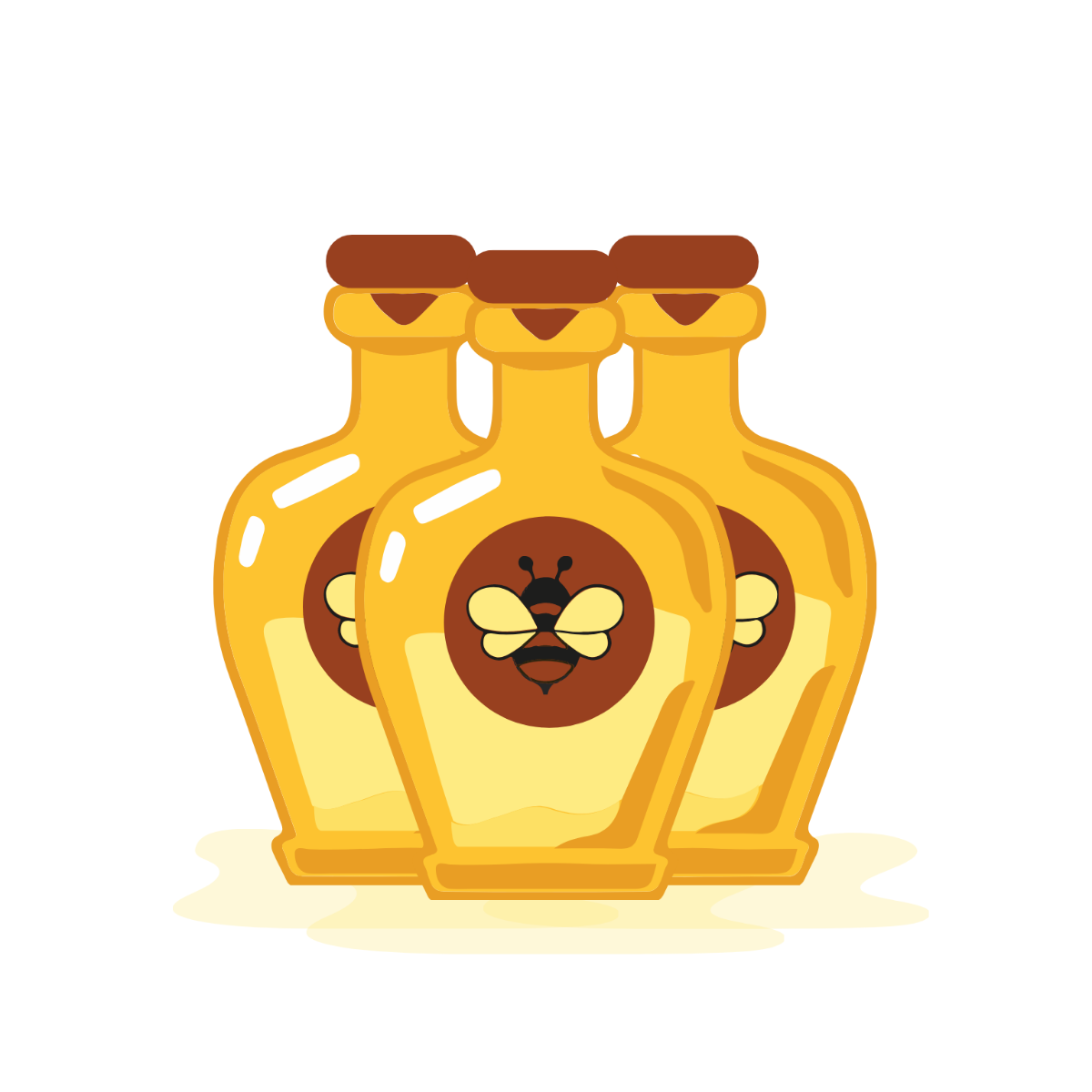 Free Honey Packaging Vector Template