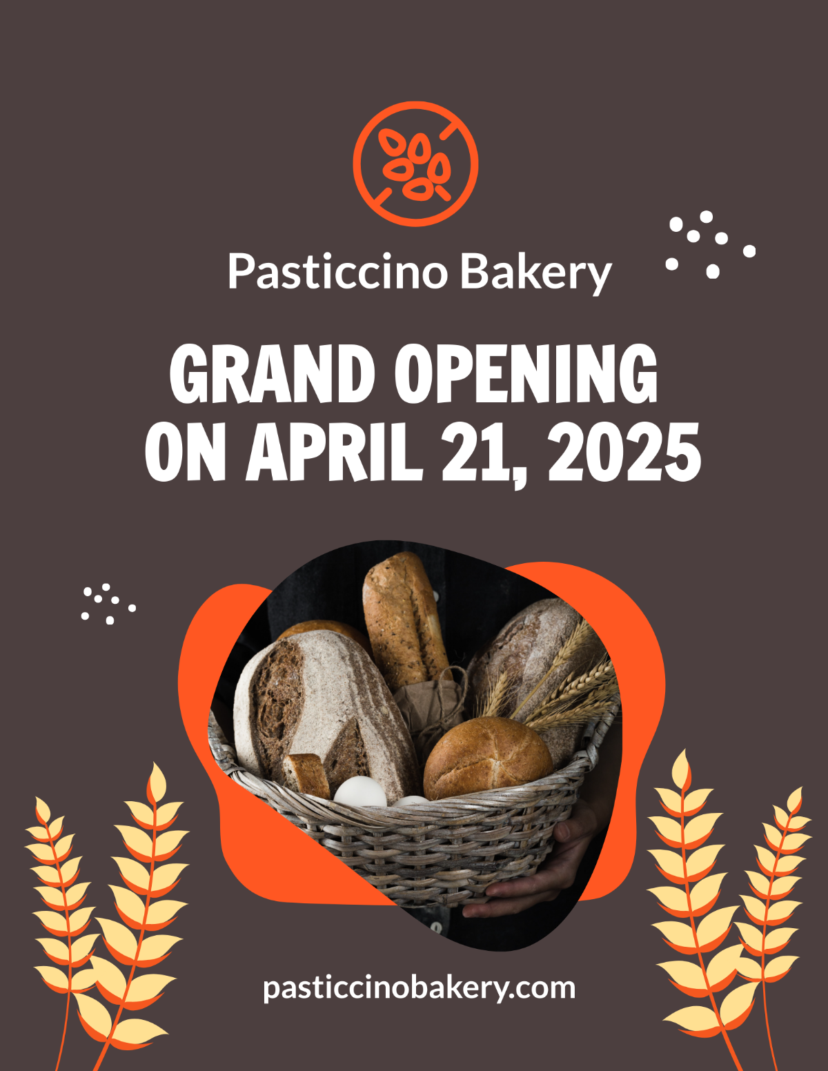 Bakery Grand Opening Flyer Template