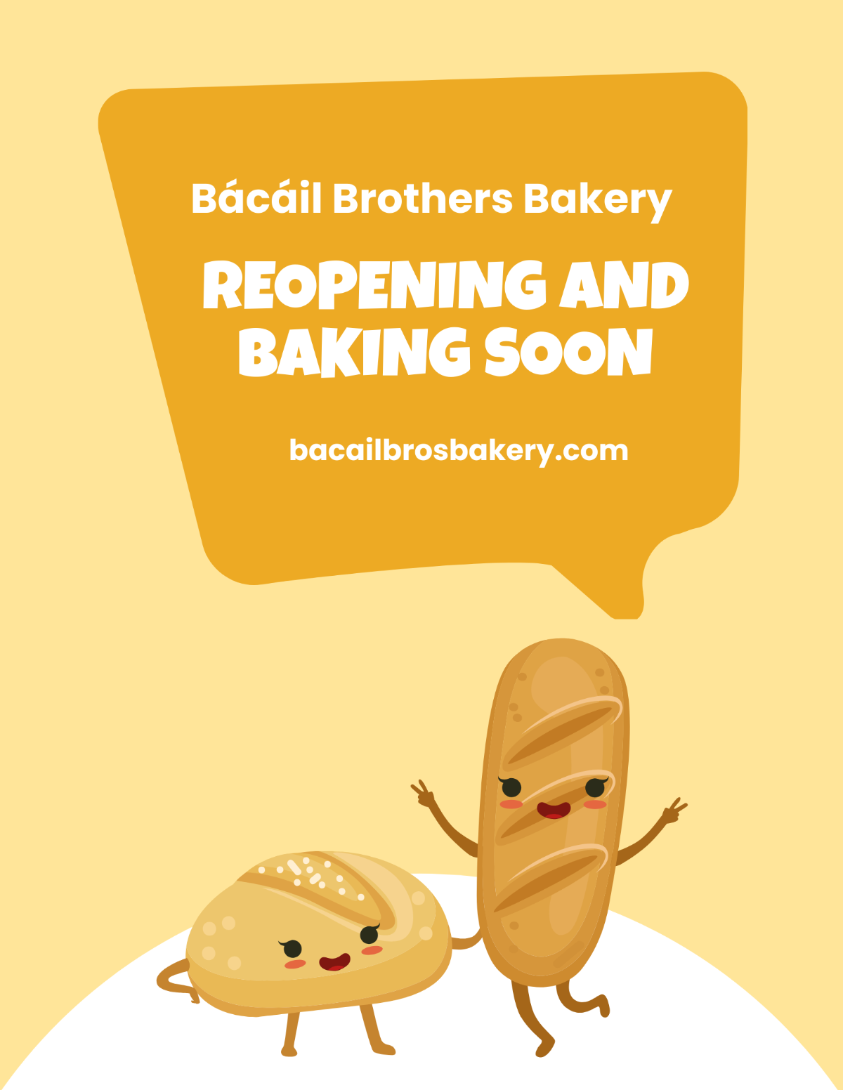 Bakery Reopening Flyer Template - Edit Online & Download