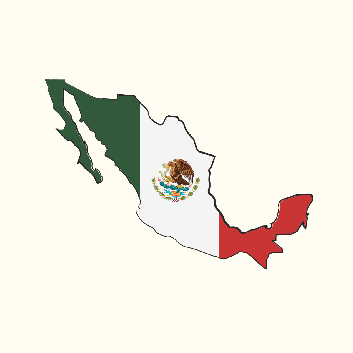 FREE Mexico Flag Template - Download in Illustrator, EPS, SVG, JPG, PNG ...