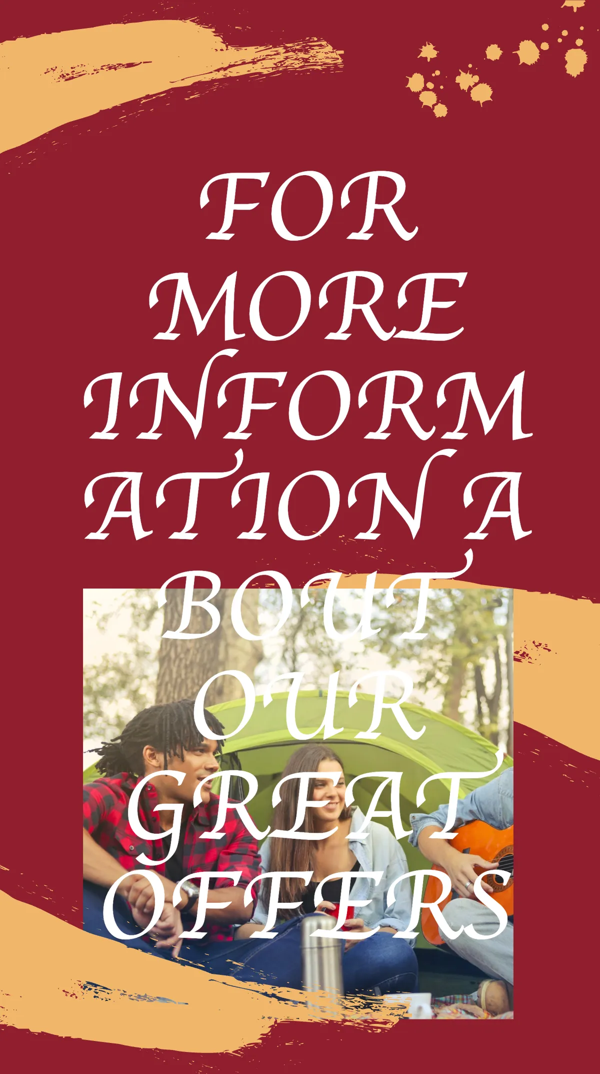 Free Camping Tour Offer Instagram Story Template to Edit Online