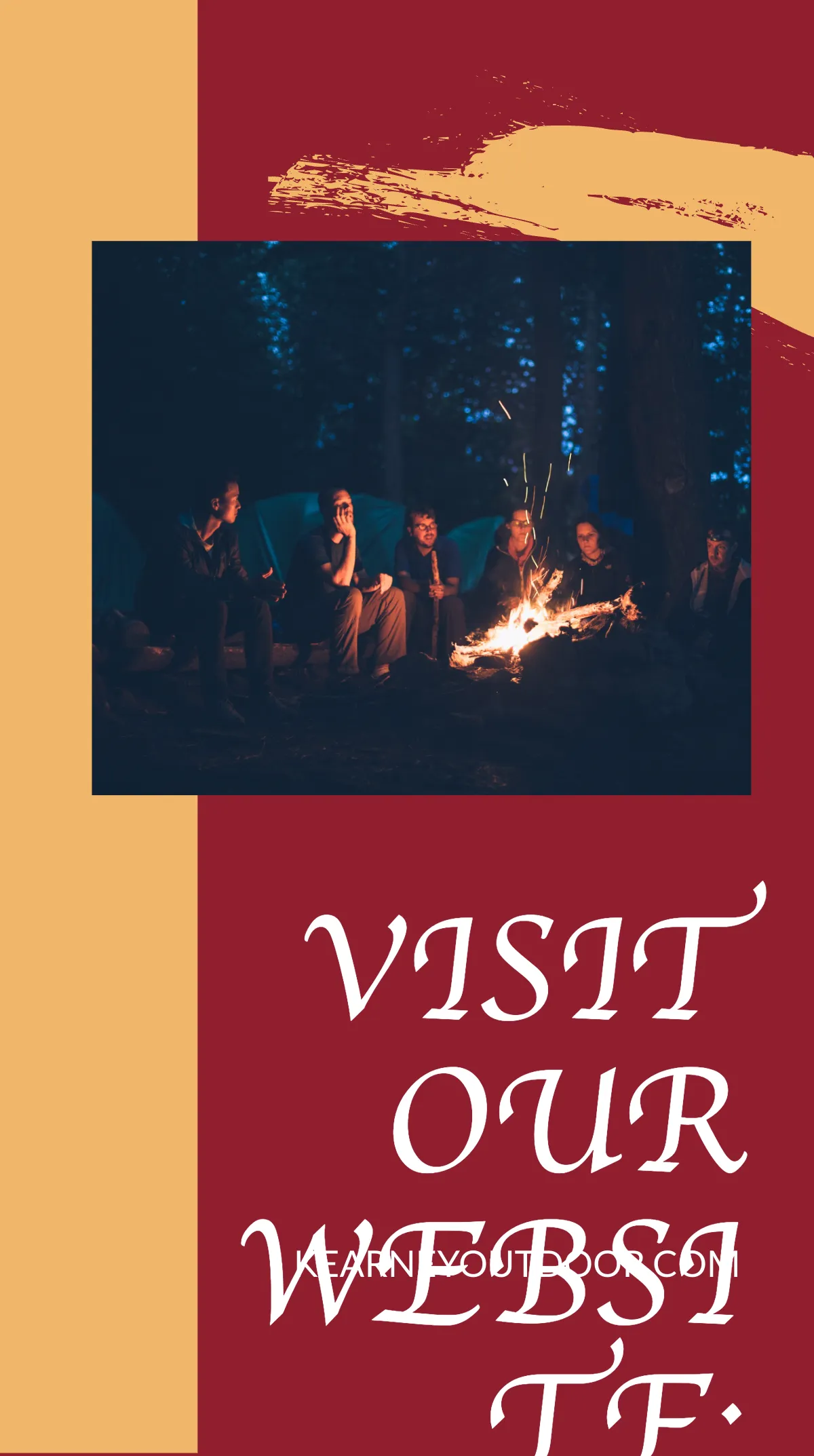 Free Camping Tour Offer Instagram Story Template to Edit Online