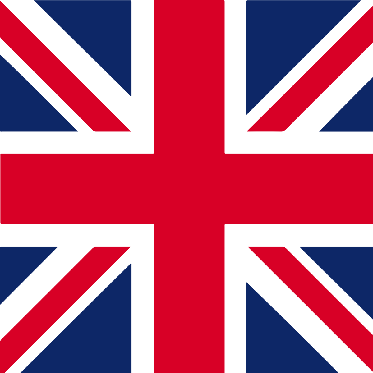 Watercolor UK Flag Vector Template
