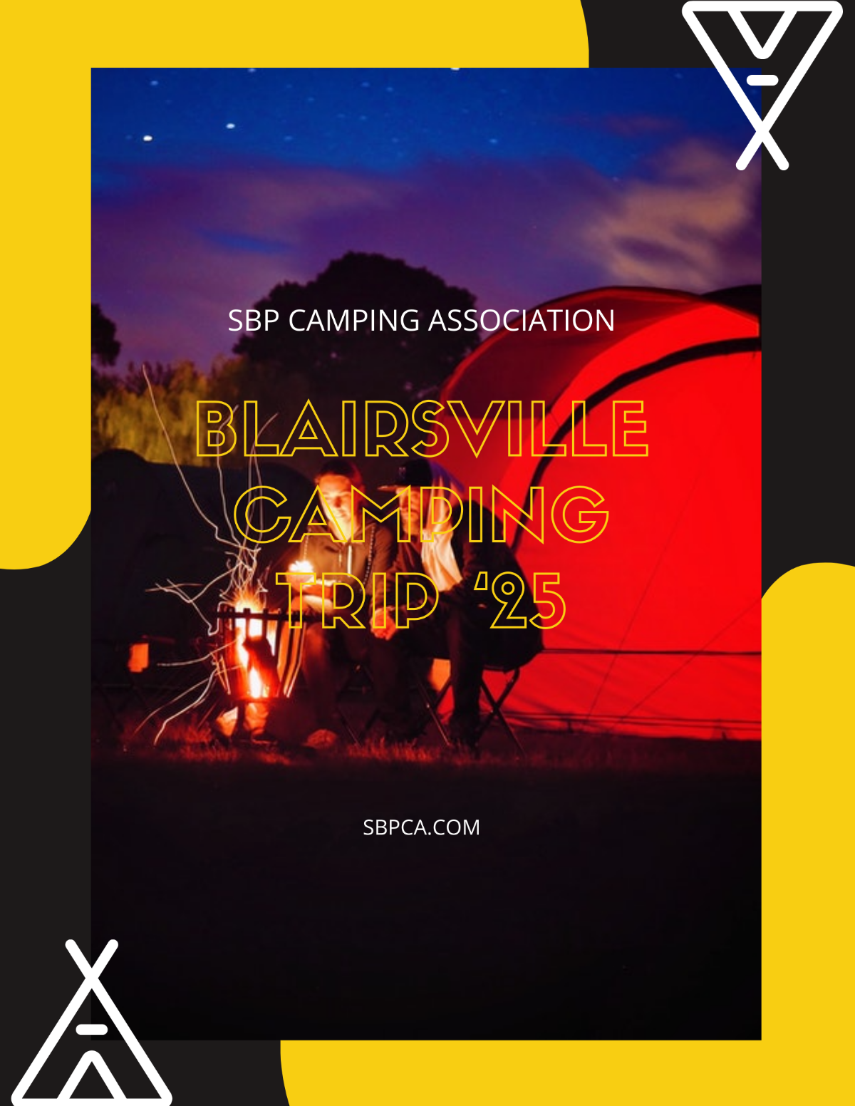Camping Trip Flyer Template