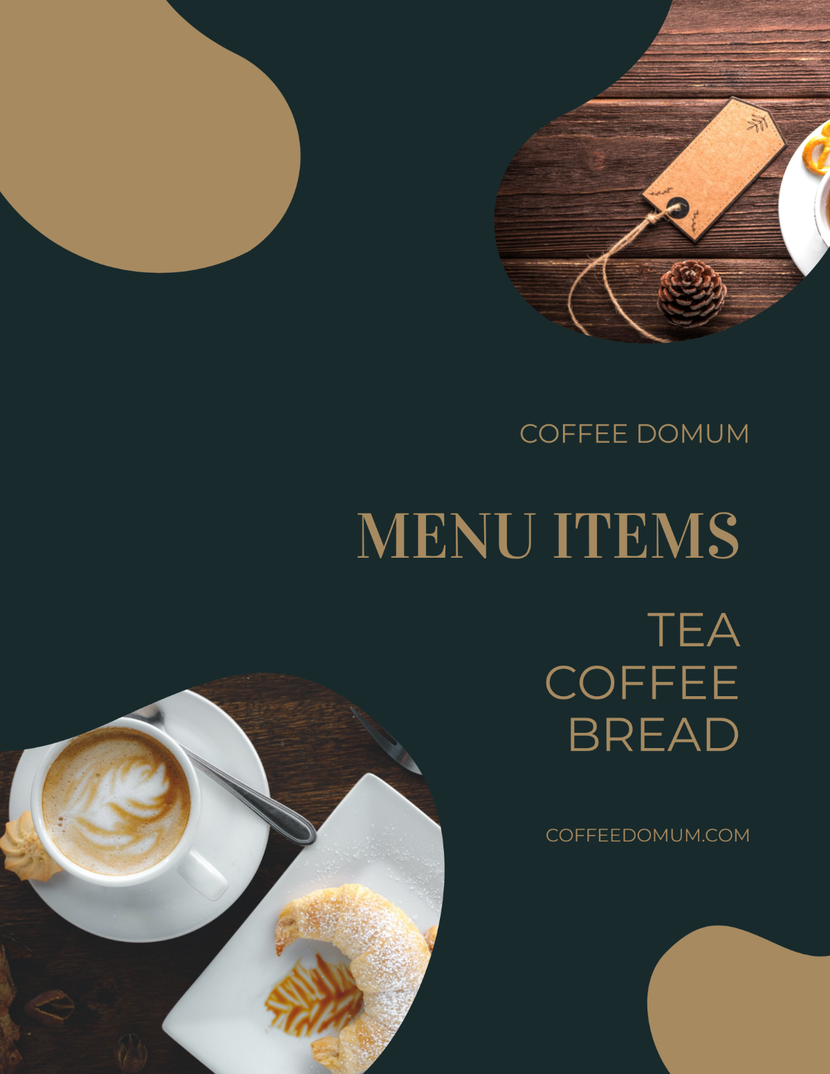 Cafe Menu Flyer Template - Edit Online & Download