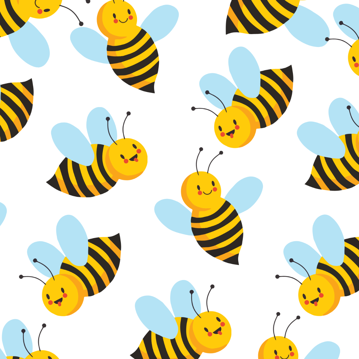 Free Bumblebee Vector Template