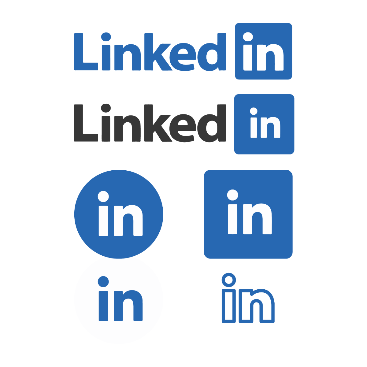 Free Official Linkedin Vector Template