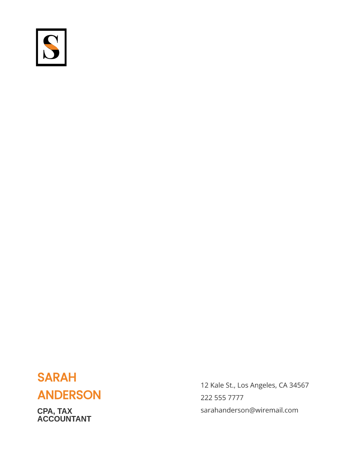 FREE Tax Letterhead Template Download in Word, Google Docs