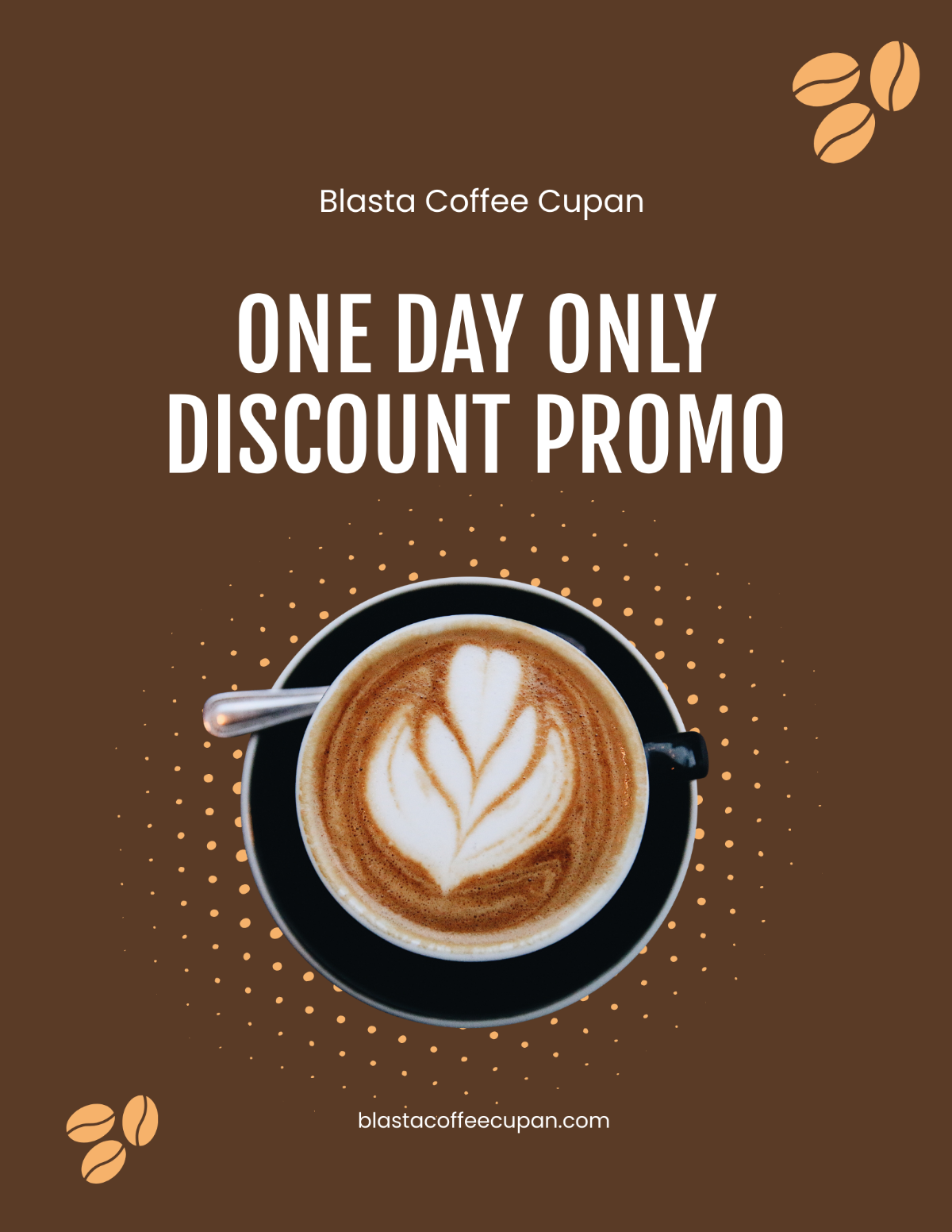 Coffee Discount Promotion Flyer