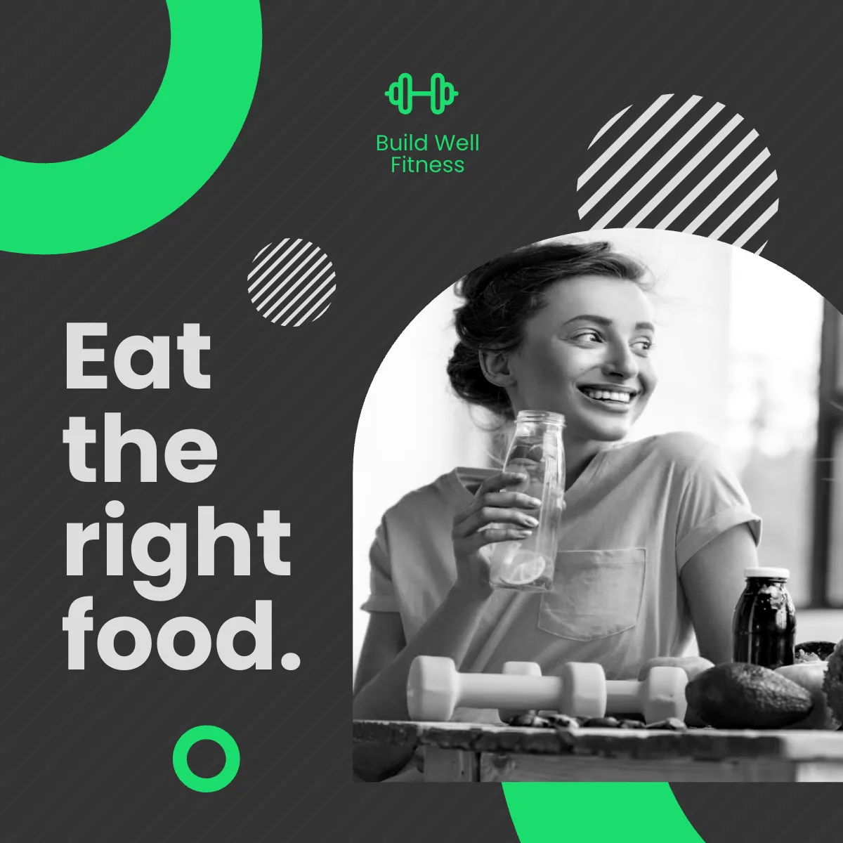 Free Health And Fitness Puzzle Post, Instagram, Facebook Template to Edit Online