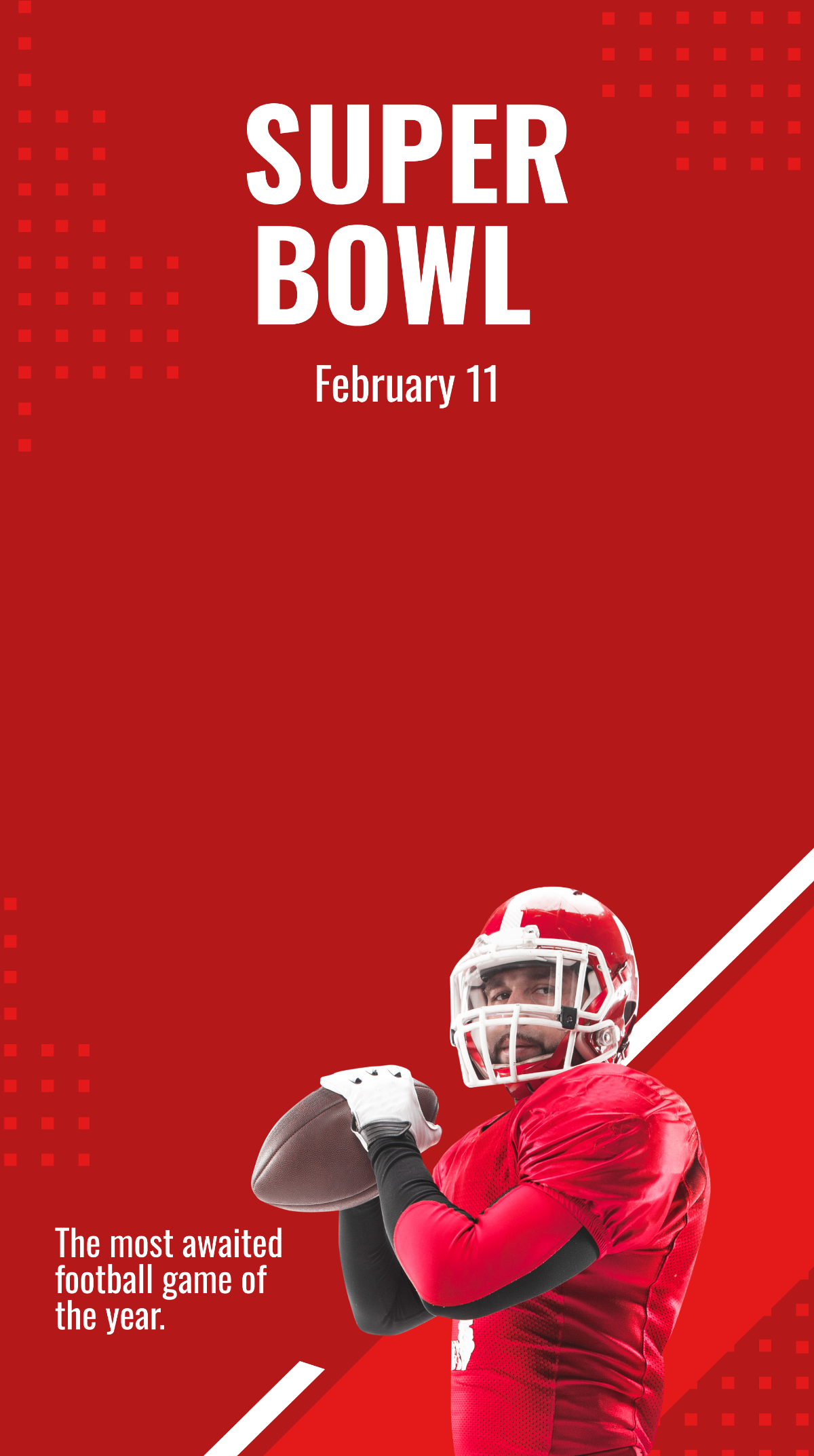 Super Bowl Ad Snapchat Geofilter Template
