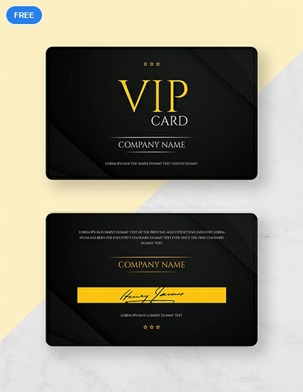 Vip Membership Card Template - Edit Online & Download Example ...