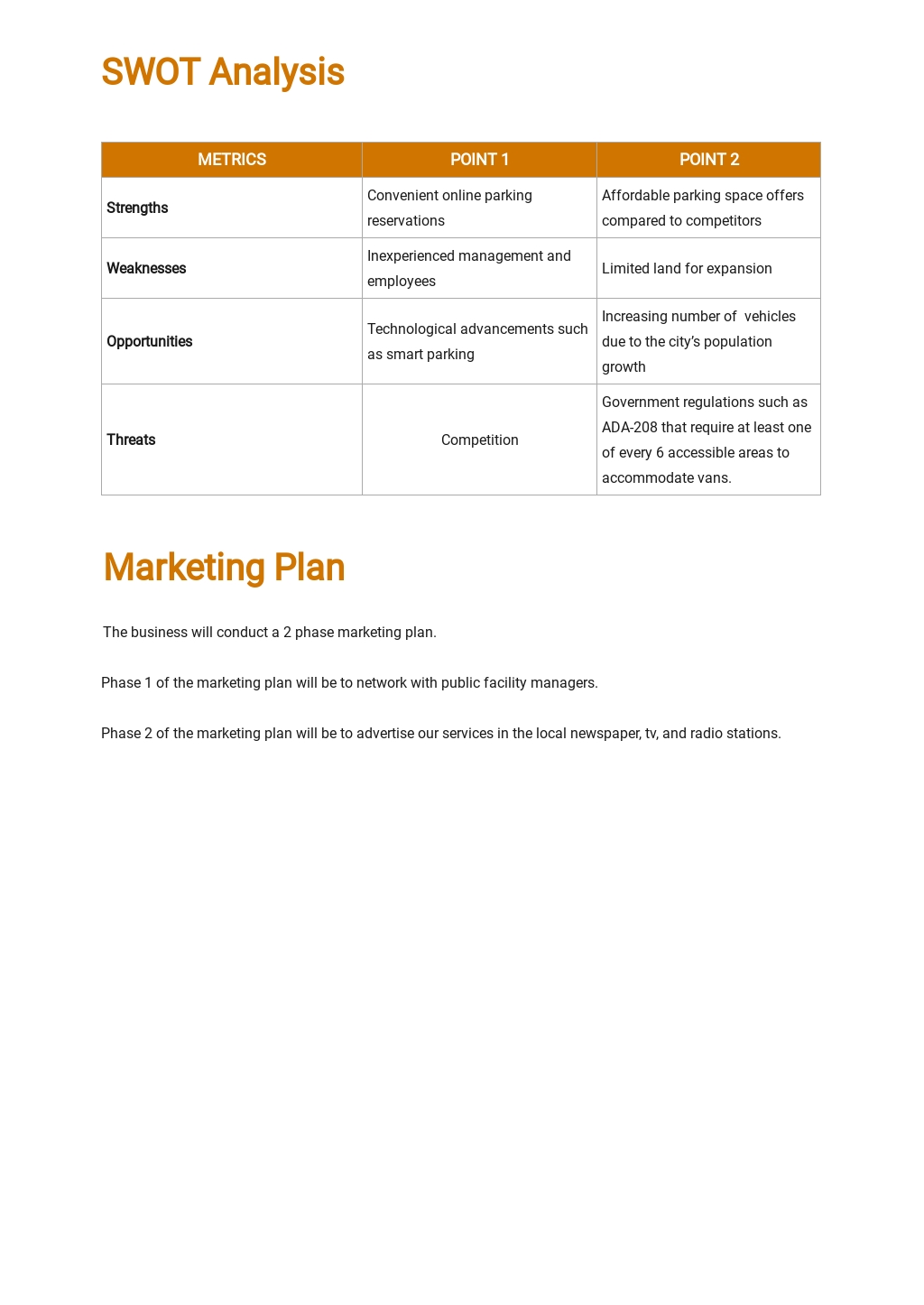 Petrol station business plan pdf image