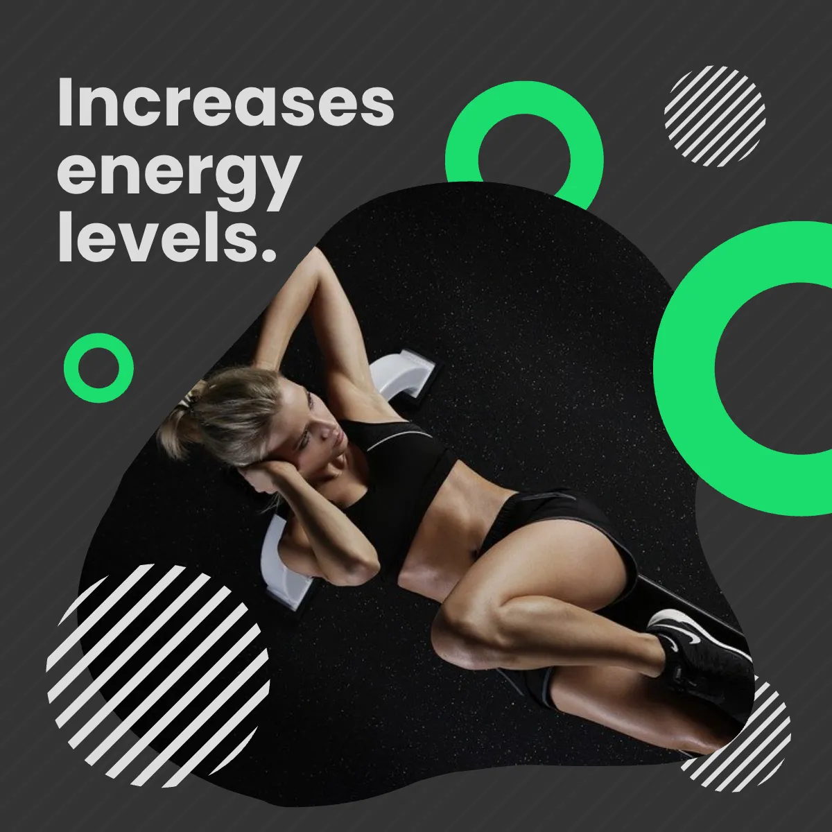 Free Simple Fitness Puzzle Post, Instagram, Facebook Template to Edit Online