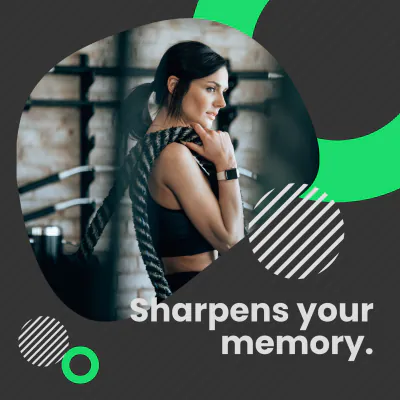 Free Simple Fitness Puzzle Post, Instagram, Facebook Template to Edit Online